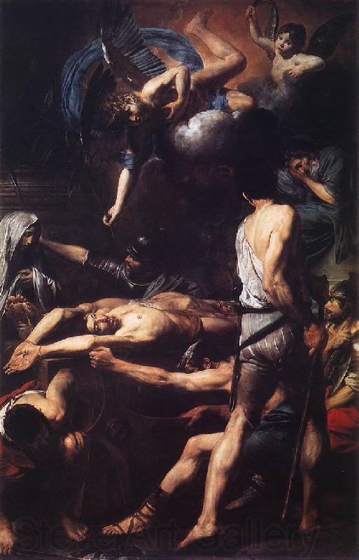VALENTIN DE BOULOGNE Martyrdom of St Processus and St Martinian we Spain oil painting art